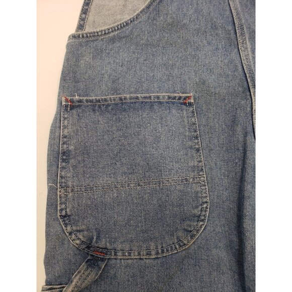 Dickies Men's 8396 Stonewashed Denim Bib Overalls 8396SNB Size 38 X 32 - Picture 12 of 16